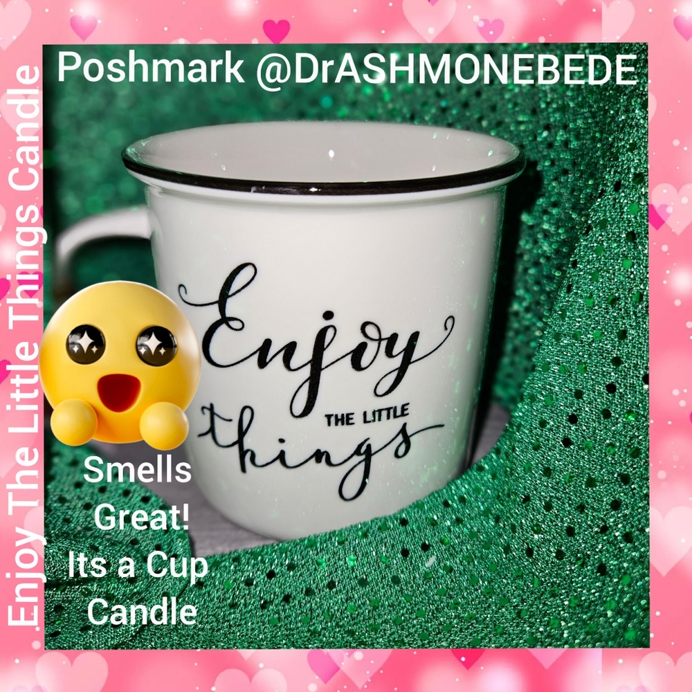 Coffee Mug Candle I Enjoy the Little Things